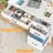 Farmhouse 47" Executive Desk With 4 Drawers-728051289