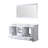 Espresso Double Bath Vanity 60 in. W x 22 in. D, Cultured Marble Top, and 58 in. Mirror-1741101774