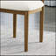Ensemble de 2 chaises d'appoint Darla en chêne noyer avec tissu Sherpa beige, alliant confort et élégance pour les salles à manger modernes.