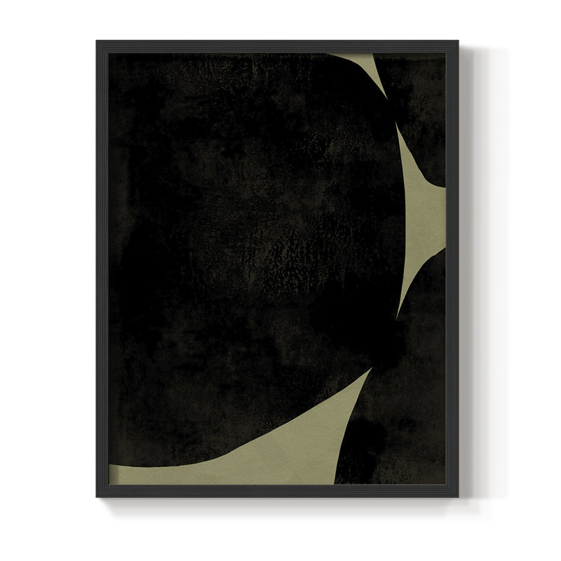 Heirloom Orbs I, reproduction encadrée - bois massif, Noir, H 14 po x l 11 po