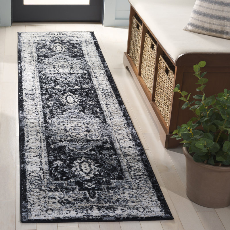 Tapis oriental tissé à la machine Hayashi, Tapis de couloir 2 pi x 8 pi