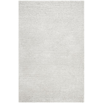 Antanė Handmade Shag Gray Area Rug