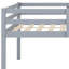 Lit mezzanine en bois avec échelle-683247131