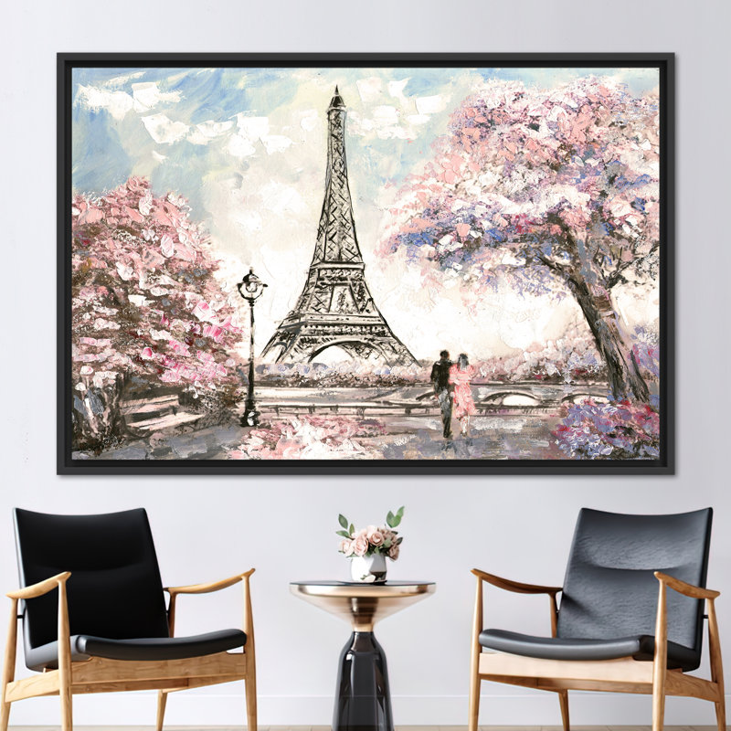 Print on Canvas, 50 cm H x 70 cm W, Framed Print without Mat, Black