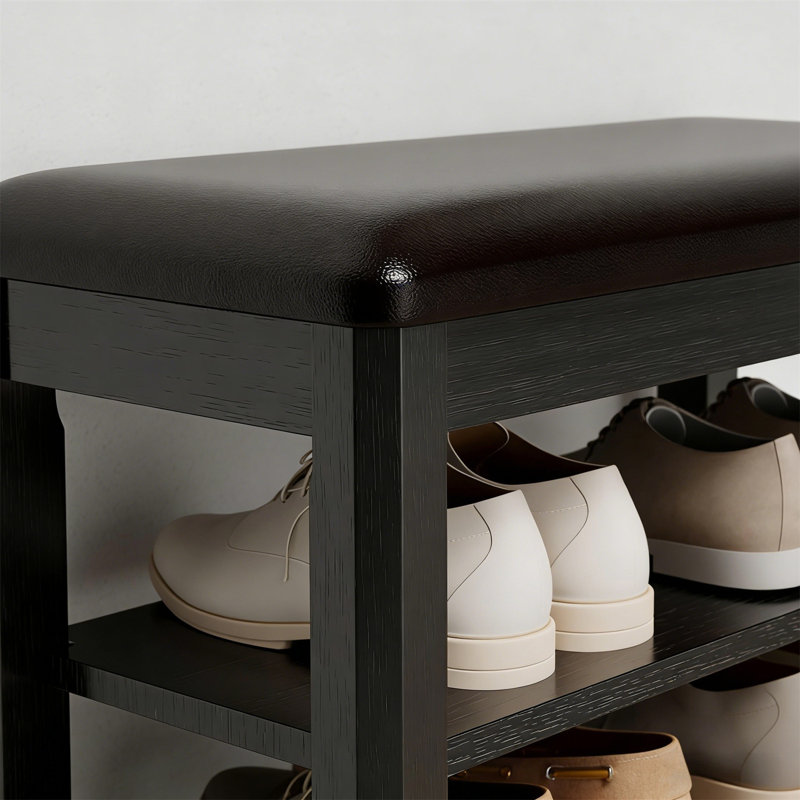 Premium Wooden Shoe Cabinet For Home, 20.4" H x 47.2" W x 11.8" D