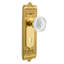 Egg & Dart Plate with Decorative Keyhole and Crystal Meadows Knob-1023666929-1023666942