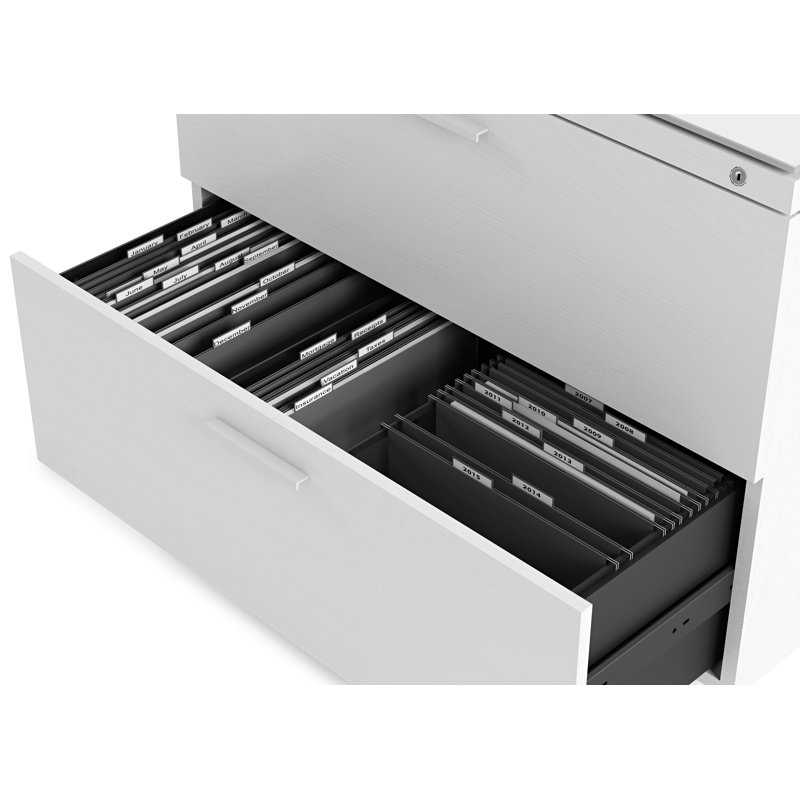 Centro 35'' Wide 2 -Drawer File Cabinet