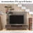 Mid-Century Modern 78.7" Width Entertainment Center, TV Stand For Tvs Up To 85"-1297057515