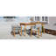 Ensemble de 2 chaises d'extérieur en bois d'acacia avec poignées en corde, coussins lavables et imperméables, capacité de 400 lb-889663153