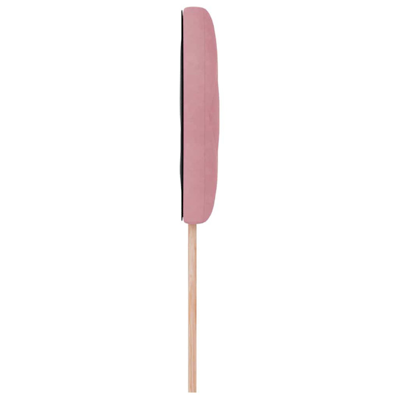  Fabric Headboard Geometric With Headboard 100 Cm Fabric, Cot Bed / Toddler (70 x 140cm), Pink