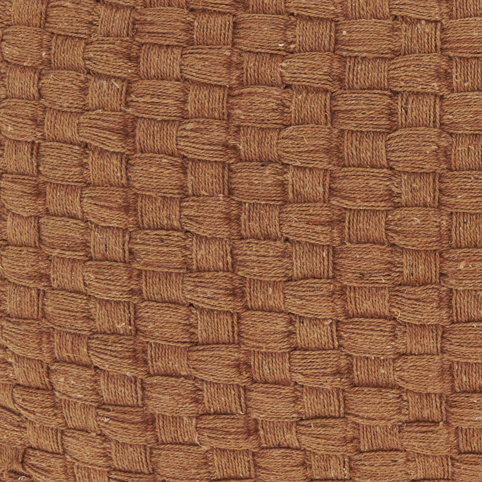 Textured Waffle Weave Pillow, Duck Down, Orange