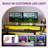 Carolgene 65'' L Shaped Desk with Power Outlets & LED Lights-1238665951