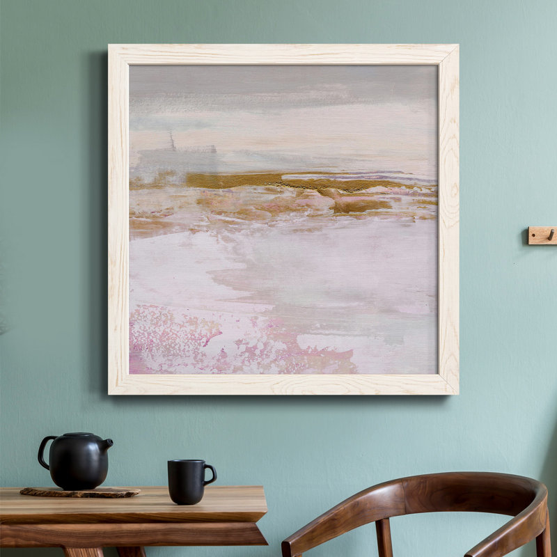 Toile encadrée Magenta Skyline I-Premium - prête à être accrochée, Blanc, H 27,5 po x l 27,5 po x P 1,5 po