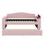 Lit de jour simple tapissier avec accoudoirs de rangement, couchette et système audio Bluetooth Batemans-1460889253