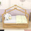 Lit en bois en forme de maison avec lit gigogne escamotable et tête de lit-2100750090-2100750134