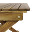 Table d'appoint d'extérieur pliante en bois