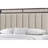 Queen Upholstered & Strap Panel Bed - Peppercorn