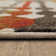 Tapis abstrait moderne à motif gingembre acoustique