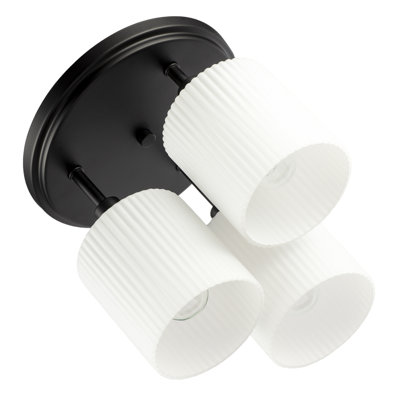 Glass Semi Flush Mount