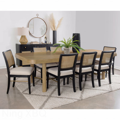 Extendable Dining Table Extension Leaf Solid Wood