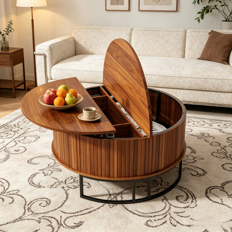 Table basse 31,5 po Mid-Century