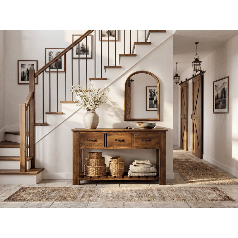 Broussard 130cm Solid Wood Console Table