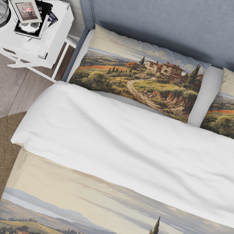 Ensemble de housse de couette en microfibre / polyester Country Charm Tuscan Splendor