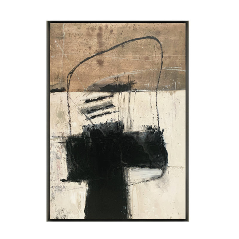 Formelle Single Picture Frame Painting on Wood, 180cm H x 94cm W, Silver