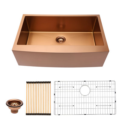 33'' L Single Bowl Stainless Steel Kitchen Sink