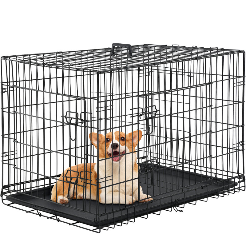 Cage pour chien Laroche, Grand (H 29,5 po x l 42 po x P 26,7 po)