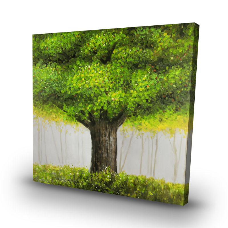 Big tree - 32"x32" art on canvas
