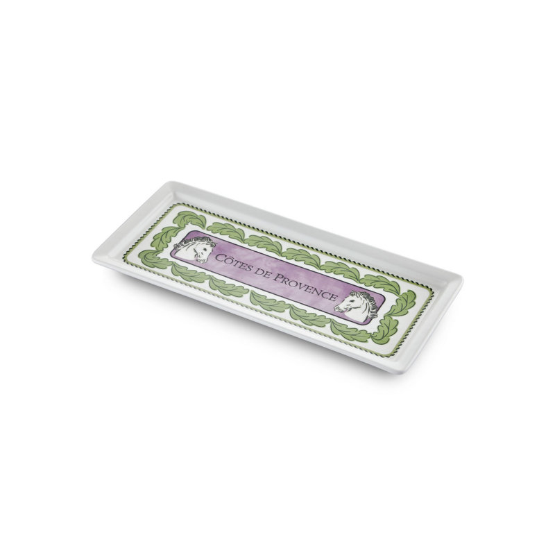 Elegant Ceramic Platter, Lilac Color, 13.8 x 6.3 x 0.8 inches | 100% High-Quality Ceramic | Ideal for Serving and Displaying Food | Perfect for Parties, Gatherings, and Home Decor