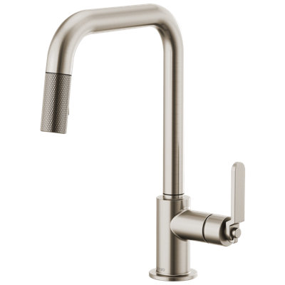 Litze® Pull-Down Faucet with Square Spout and Industrial Handle