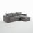 4 - Piece Upholstered Boneless Chenille Modular Sectional Sofa with Removable Ottoman– Fully Compressed, No Assembly Required-1283040805