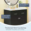 Meuble-lavabo simple 30 po avec lavabo en céramique-1466555384