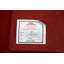 Tapis rouge en laine de style Gabbeh 5 x 8