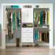 SuiteSymphony 84" W - 120" W Closet System with Drawers and Doors