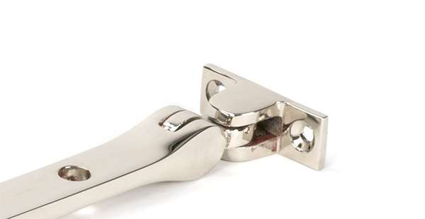 Art Deco Stay, 29.2cm H x 1.6cm W x 0.9cm D, Polished Nickel