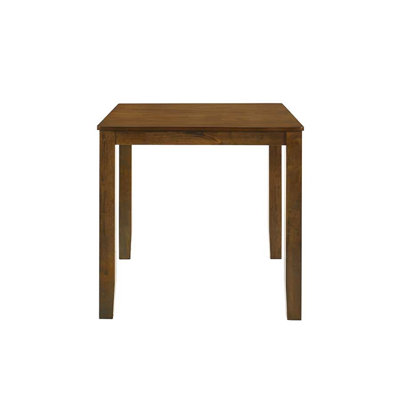 Table de salle à manger carrée à hauteur de comptoir de style cerisier, pouvant accueillir 4 cerisiers, solide et fiable