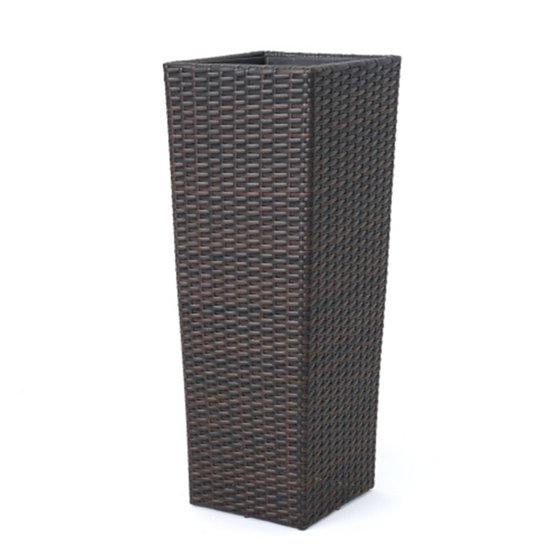 Rattan FLOWER POT, Brown