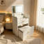 Vanity with Mirror and Seat