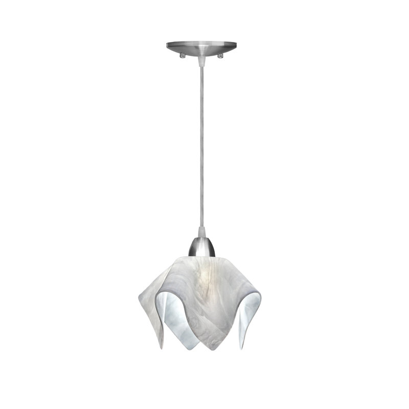 Luminaire suspendu Amergin, Petit, Nickel, Lotus