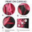 Rose, bambou noir, jardin II - bambou, art mural, salon-292311066-292311040