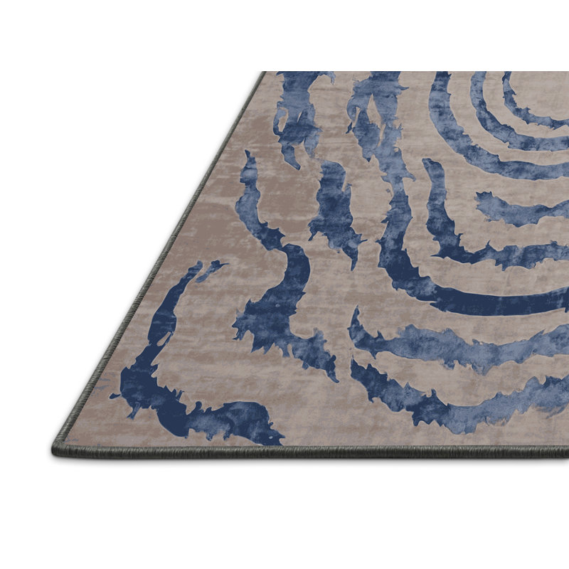 Tapis gris soyeux et moelleux, Tapis de couloir 2 pi x 5 pi