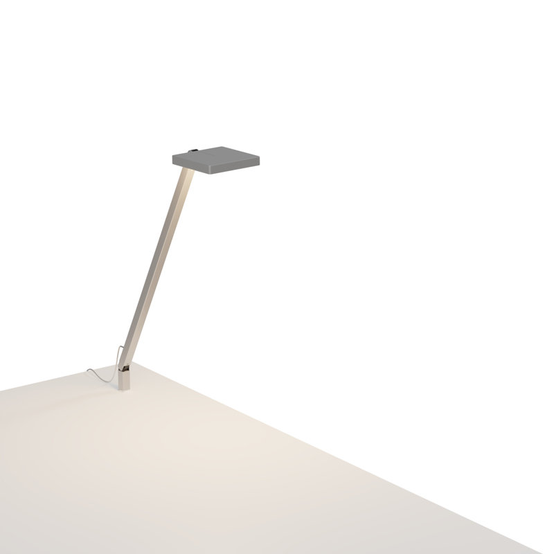 Focaccia Adjustable USB Desk Lamp, Silver
