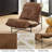 Lewis 25.20'' W Genuine Leather Upholstered Accent Lounge Chair-73402008