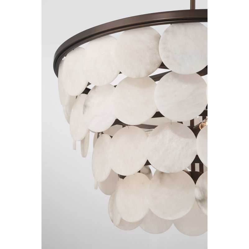 Olyra 32" 12-Light Convertible Pendant/Semi-Flush Mount