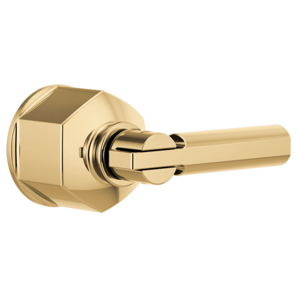 Invari® Single-Handle Floor Mount Tub Filler, Polished Gold, Lever