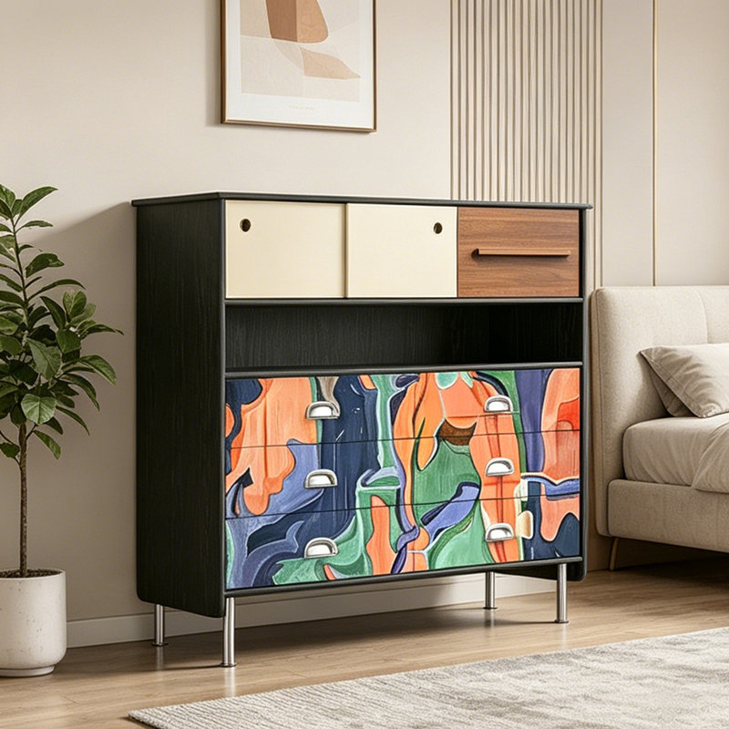 French Simple Style Accent Cabinet