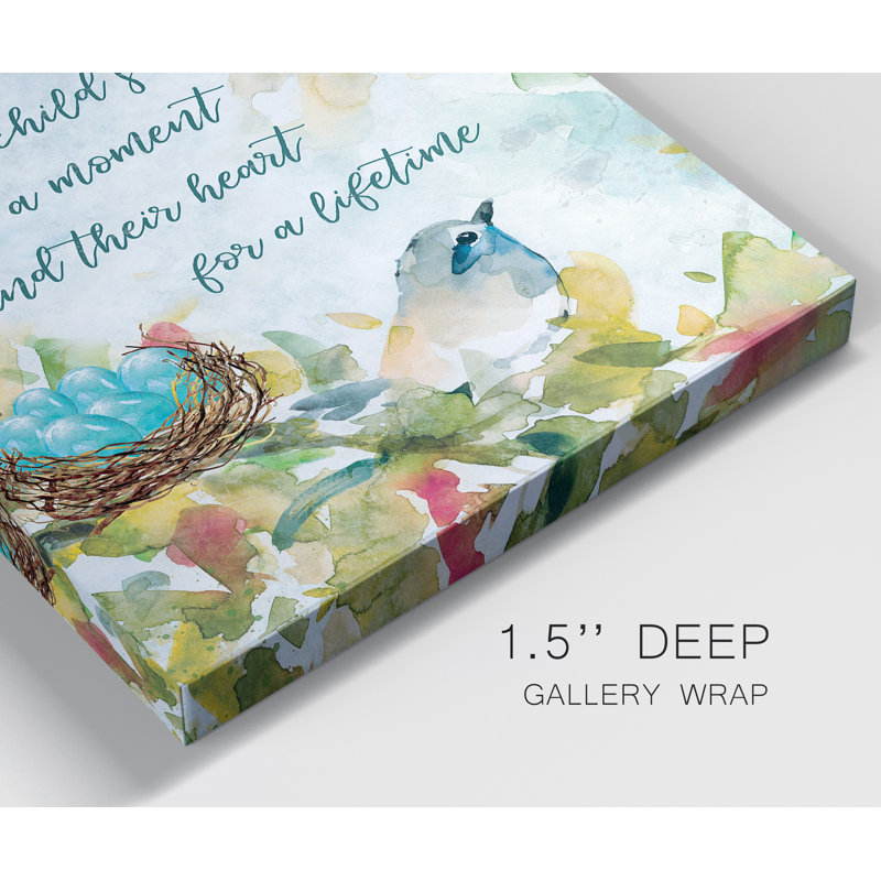 Mother's Nest I - ensemble de 2 reproductions d'art textuel, H 12 po x l 16 po x P 1 po, Toile tendue, Pas de tapis